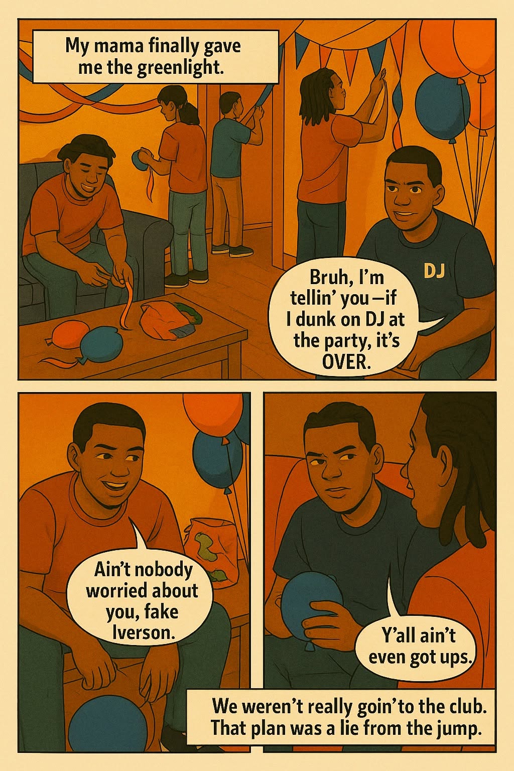 The Day Before The Party — panel 2