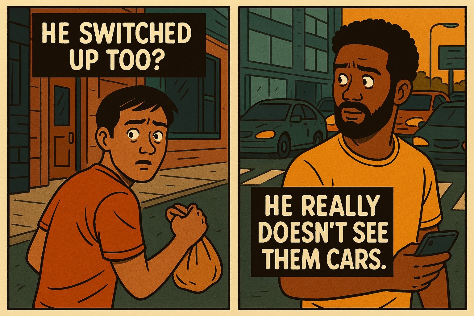 The Chicken Bone & the Crosswalk — panel 5