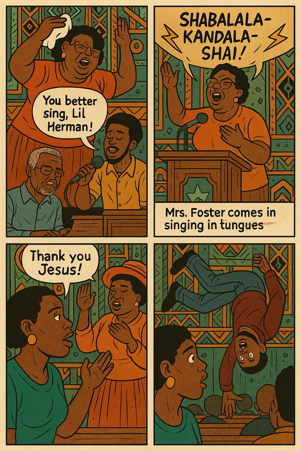 Sanctified Chaos & The Wig Heist — panel 3