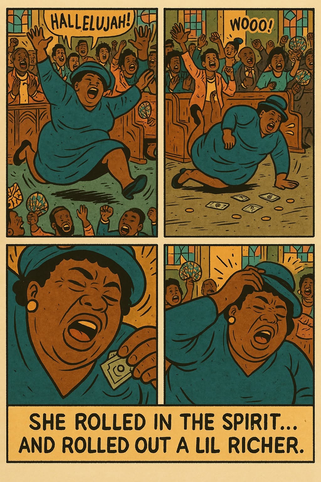 Sanctified Chaos & The Wig Heist — panel 8