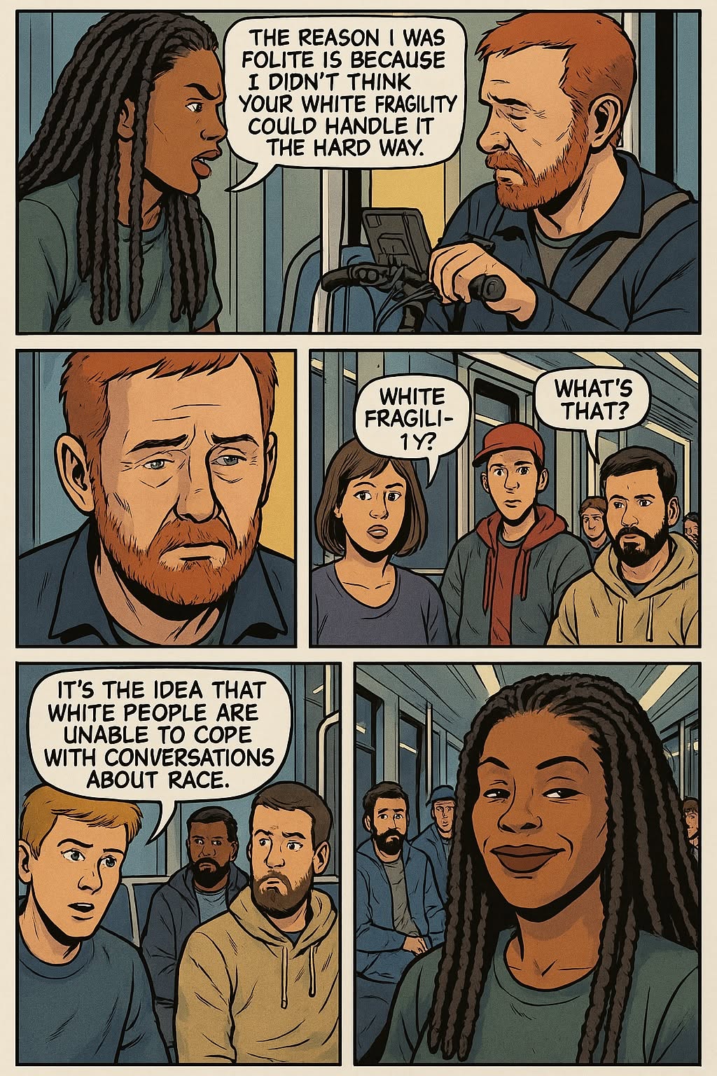 When Privilege Plays Deaf, Power Speaks Louder — panel 5